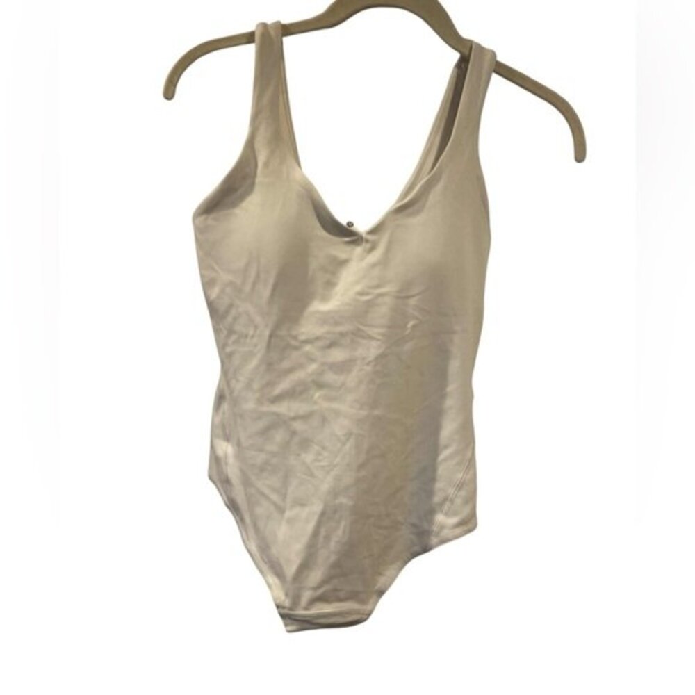 NWT Lululemon align bodysuit BONE Size: S